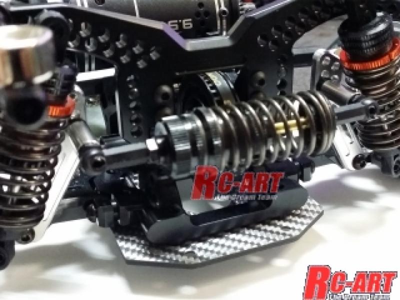 RX mono shock stay set ver.2 Black for Topline Belt Conversion